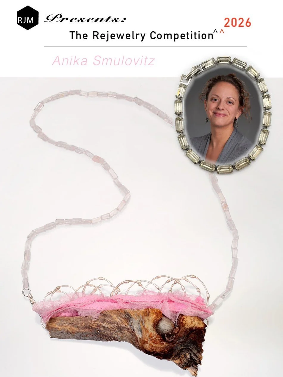 THE 2025 Rejewelry Competition ROLLOUT CONTINUES!!🥵🥳Cheers to our next winner reveal:  Anika Smulovitz (@anika.smulovitz ) Read on to learn more about Anika&rsquo;s work: 

Anika Smulovitz creative research draws on the rich history of the field of