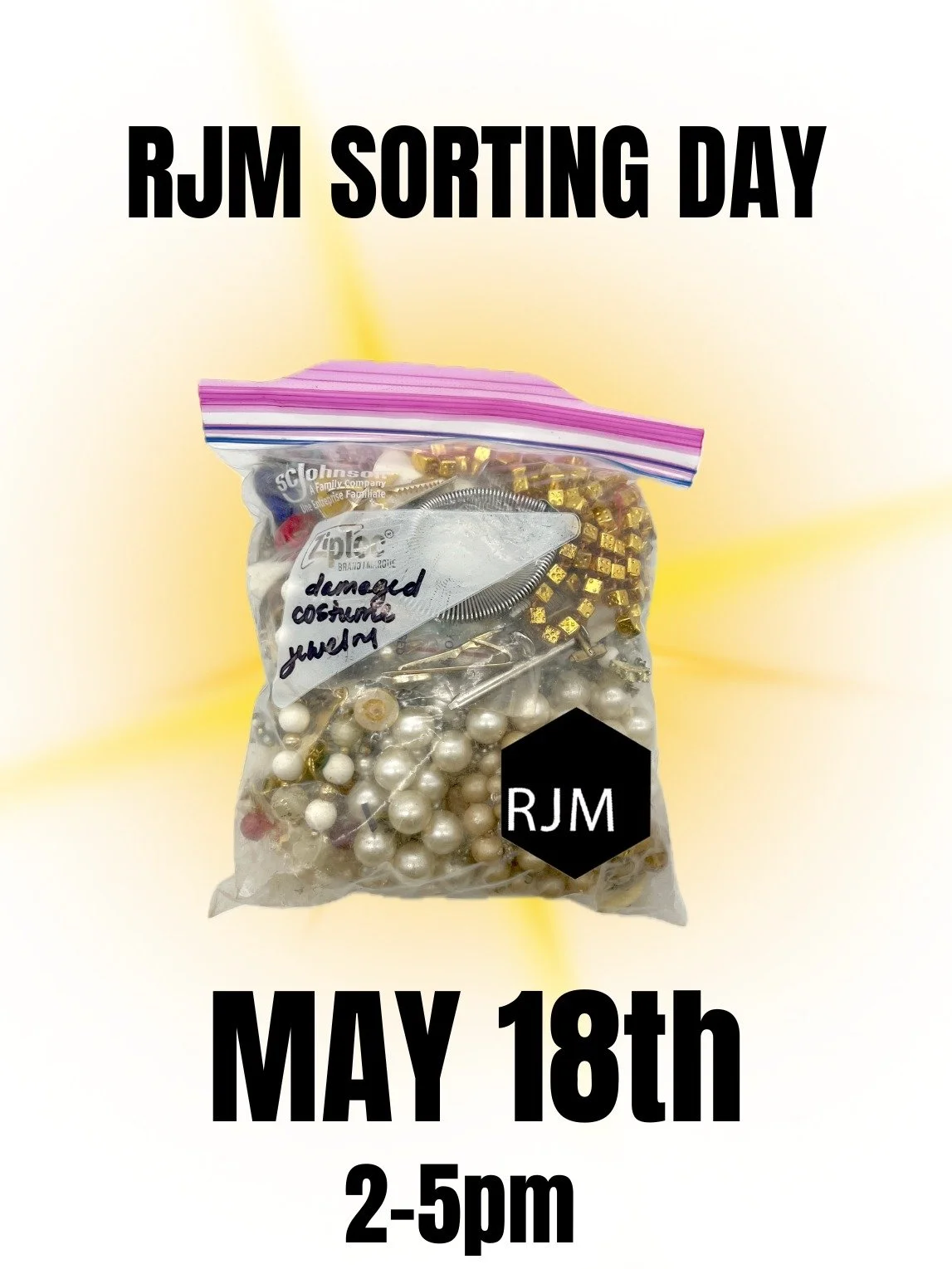 Are you curious about how we sort through Donations? Are you interested in Radical Jewelry Makeover? Do you live in the Richmond area? This is an open invite to an RJM sorting day!!

Come spend an hour or two in community with likeminded peers and so