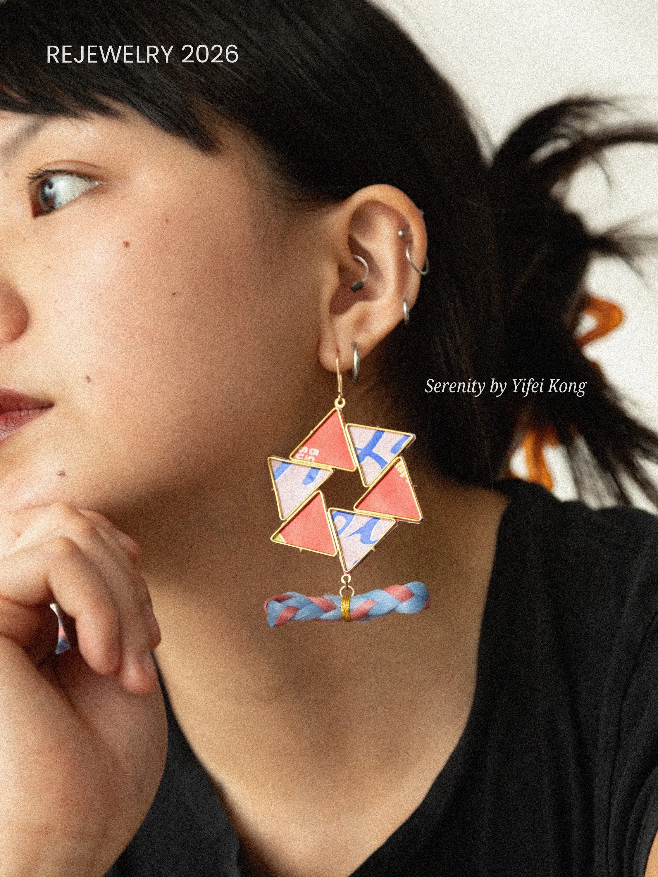 REJEWELRY 2026: SERENITY &amp; HARMONY BY YIFEI KONG 

Rejewelry is an ongoing international juried competition/exhibition that invites jewelers to create a series of wearable pieces using jewelry donated to the Radical Jewelry Makeover project.

The