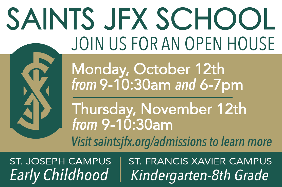 Saints JFX School Open House