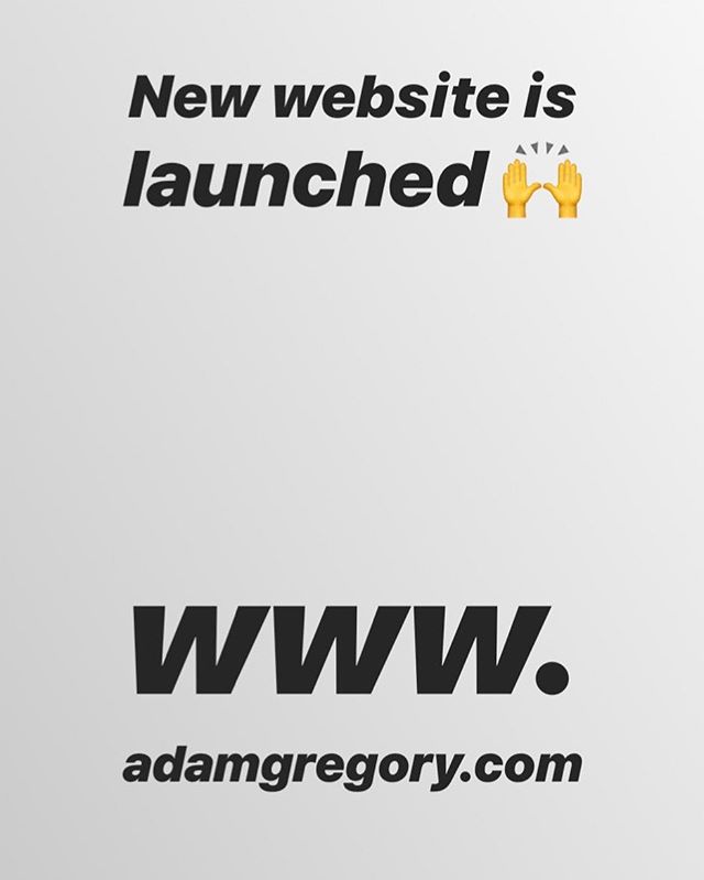 My new site has launched👊!! Swing by check it out, keep updated on all things AG😉