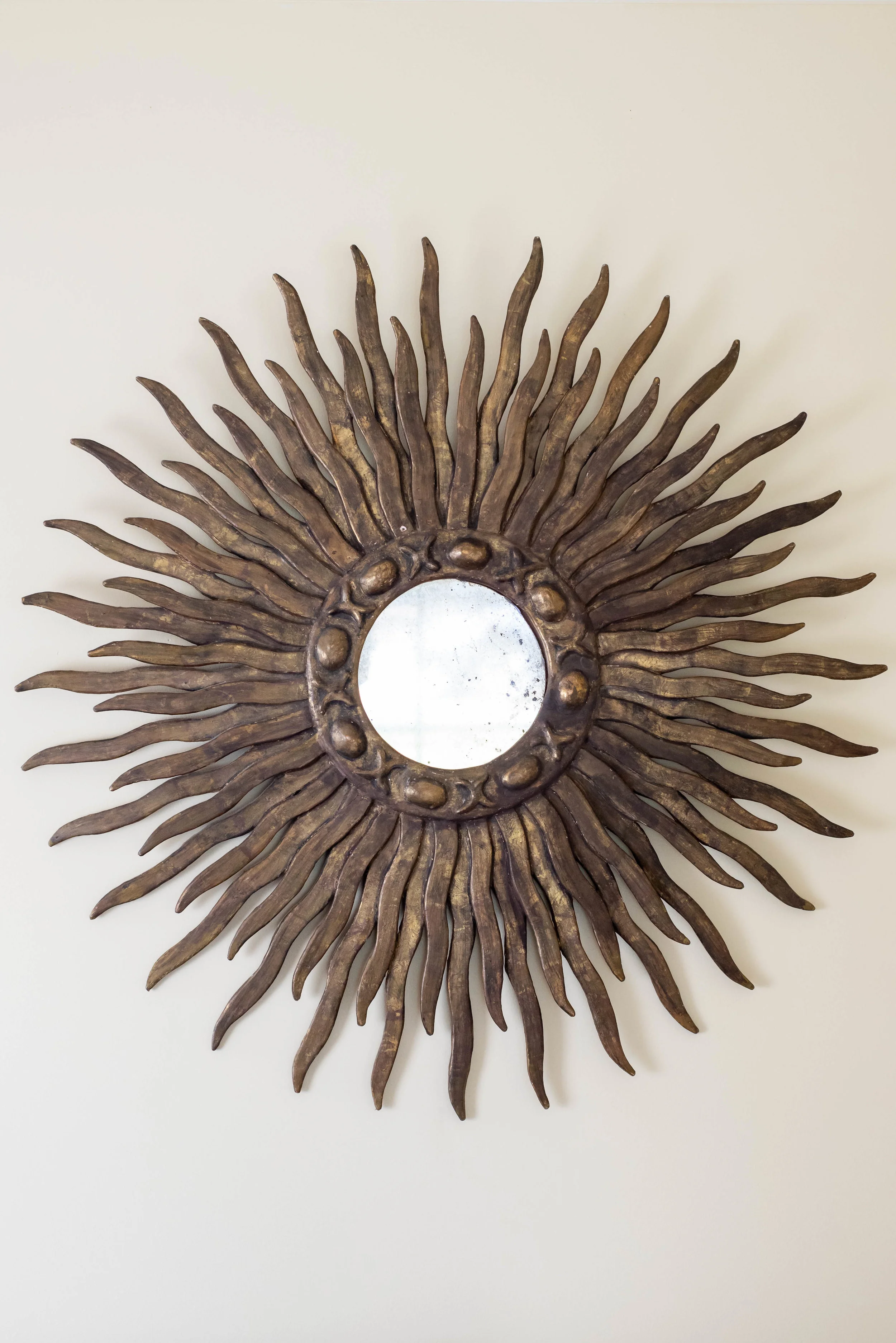 Gilt sunburst mirror, 1960’s