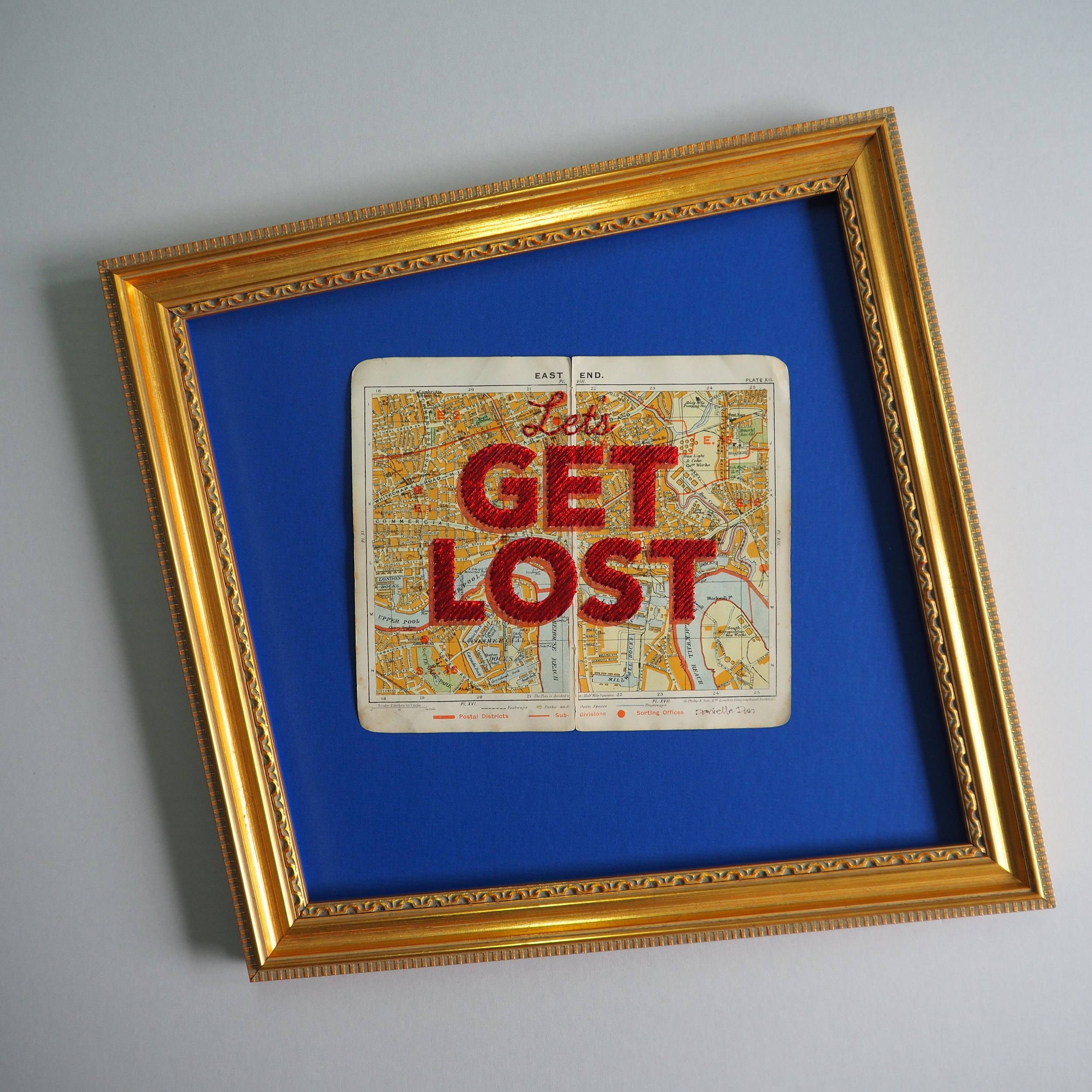  Artwork by Danielle Dun  Framed in vintage gold   https://www.danielledun.com/  