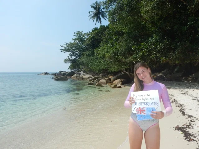 We all speak blue here at GOS! (Photo: Kristen McNamara)