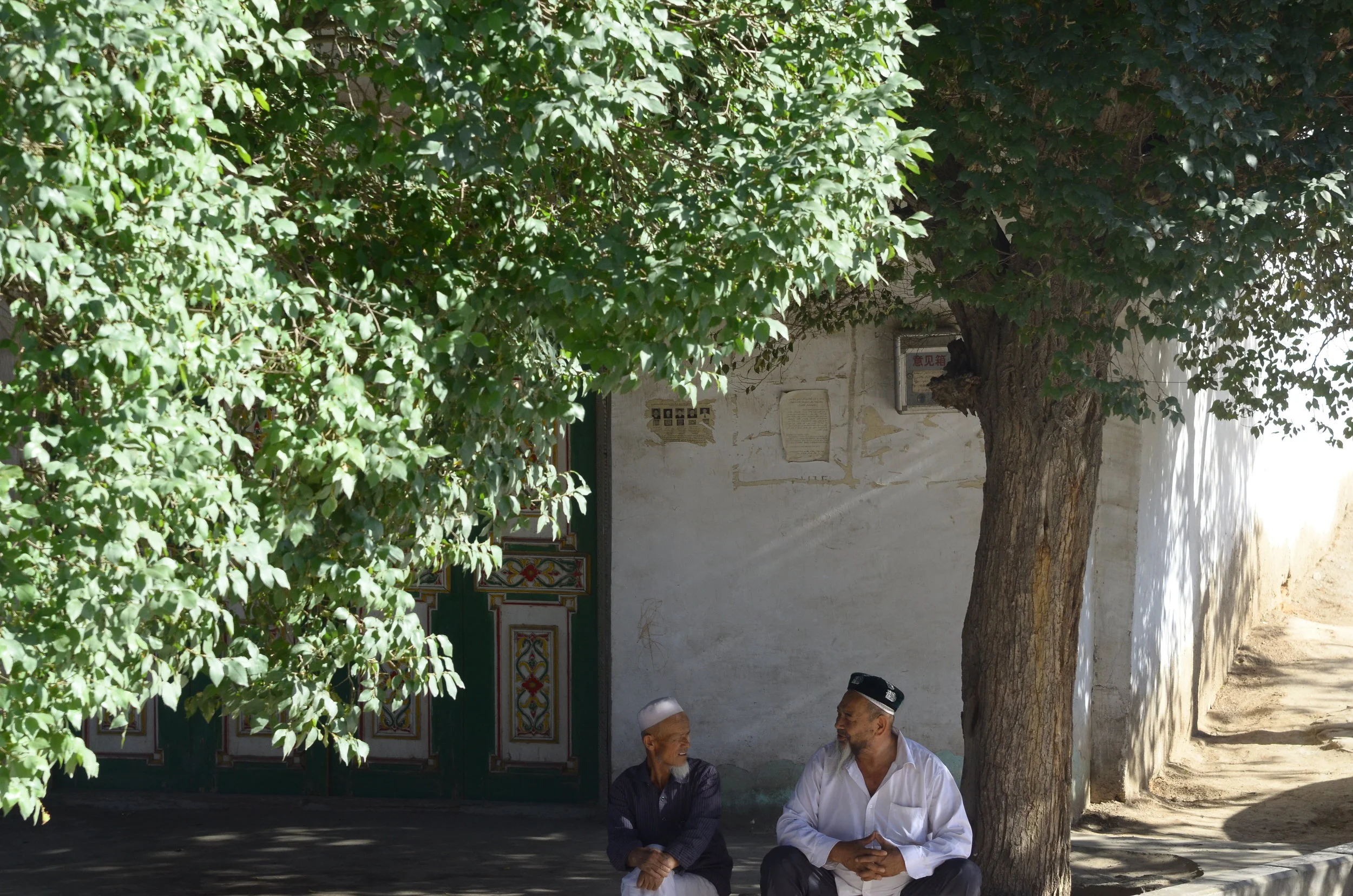 (Photography) Old friends by the mosque, China, 2017