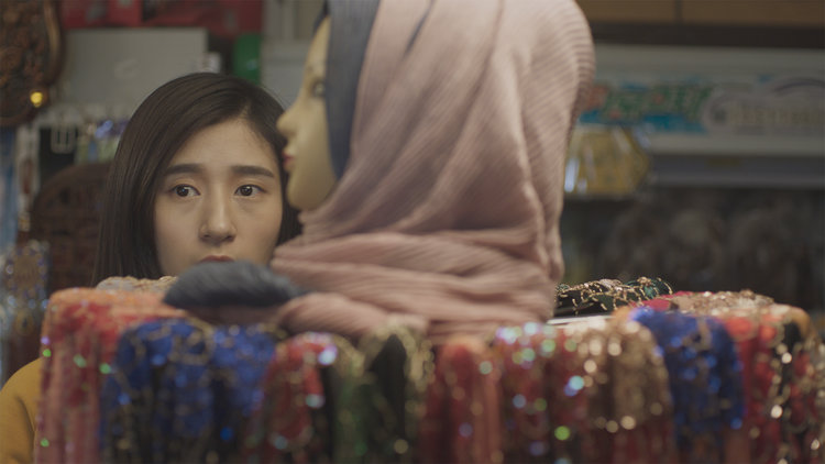 Still from A Farewell, a short film written and directed by Yifei He.