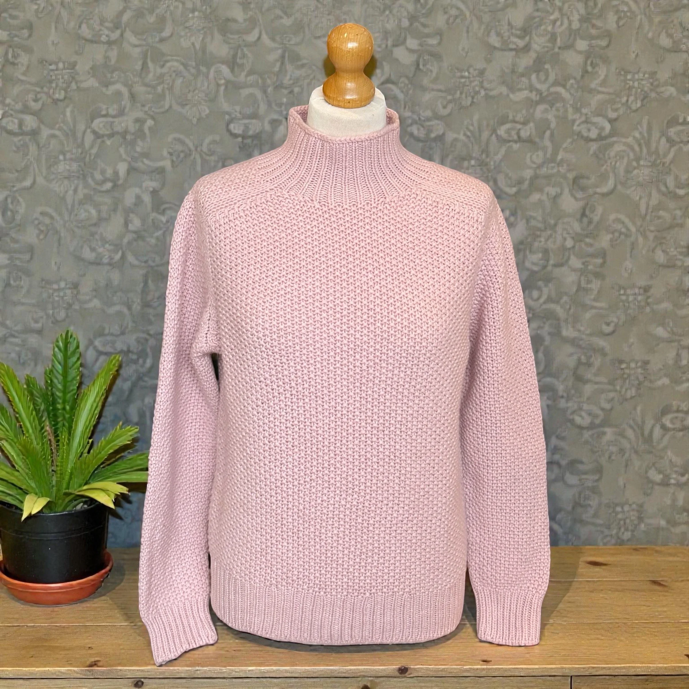 Harley Funnel Knit Jumper, Nymph