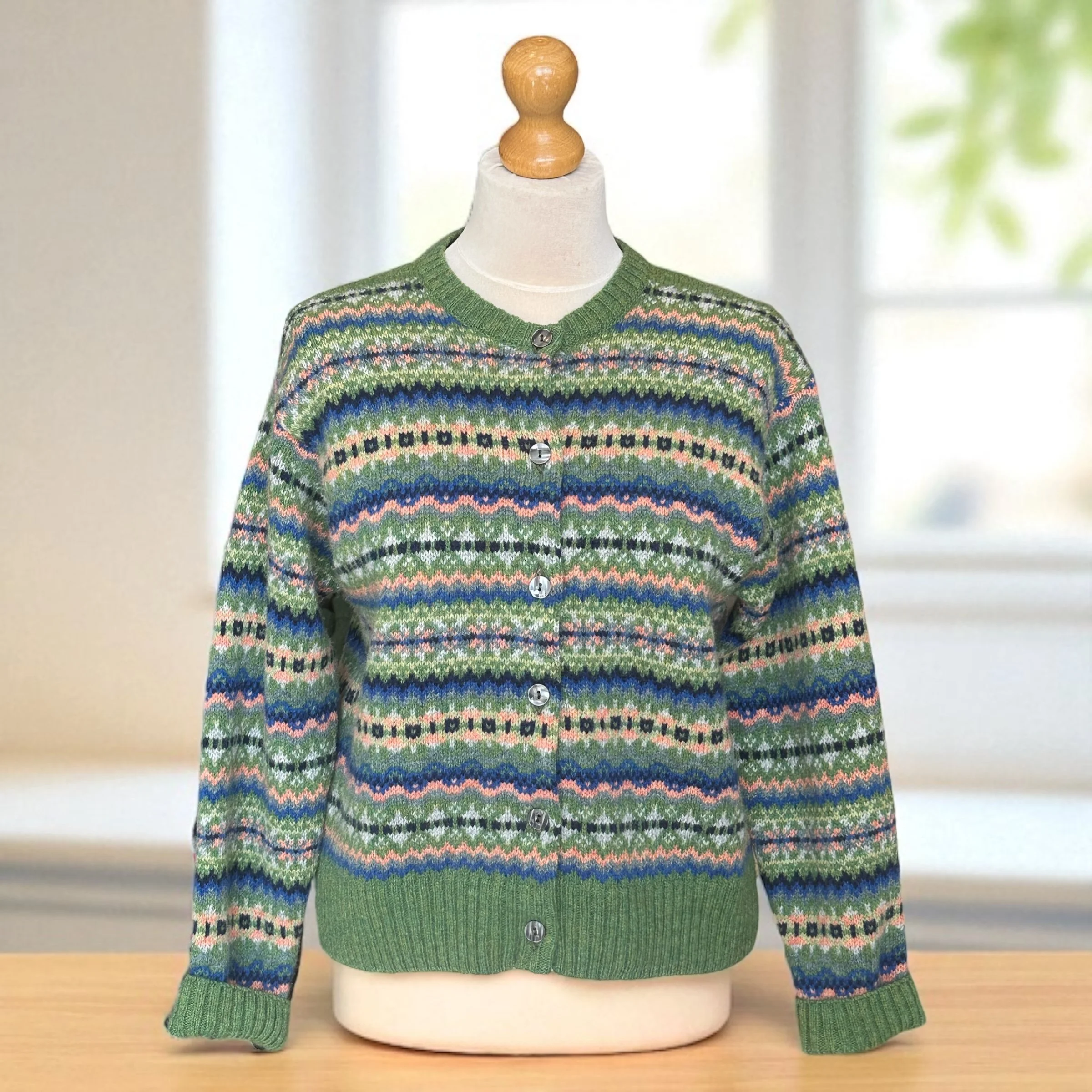 Harley Fairisle Cardigan, Baize