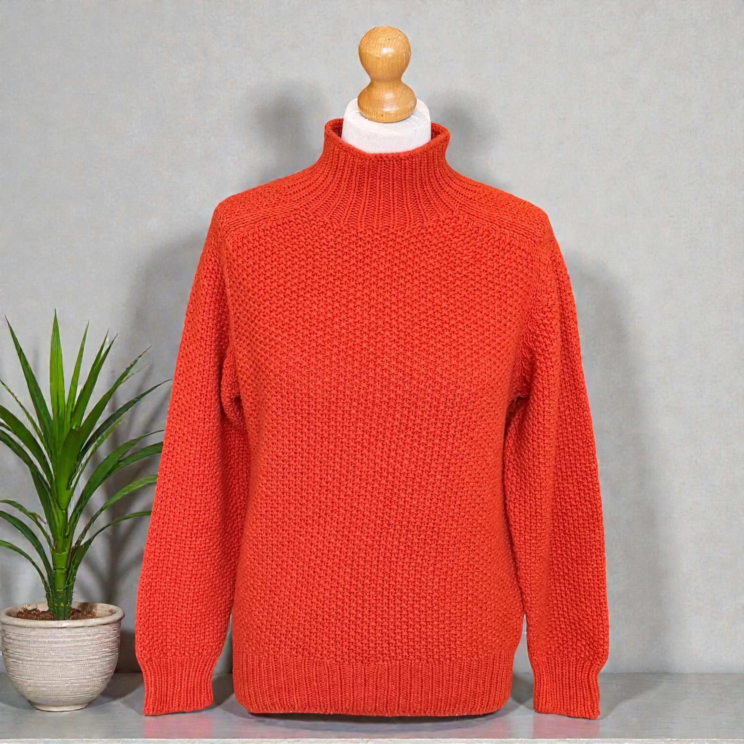 Harley Funnel Knit Jumper, Furnace