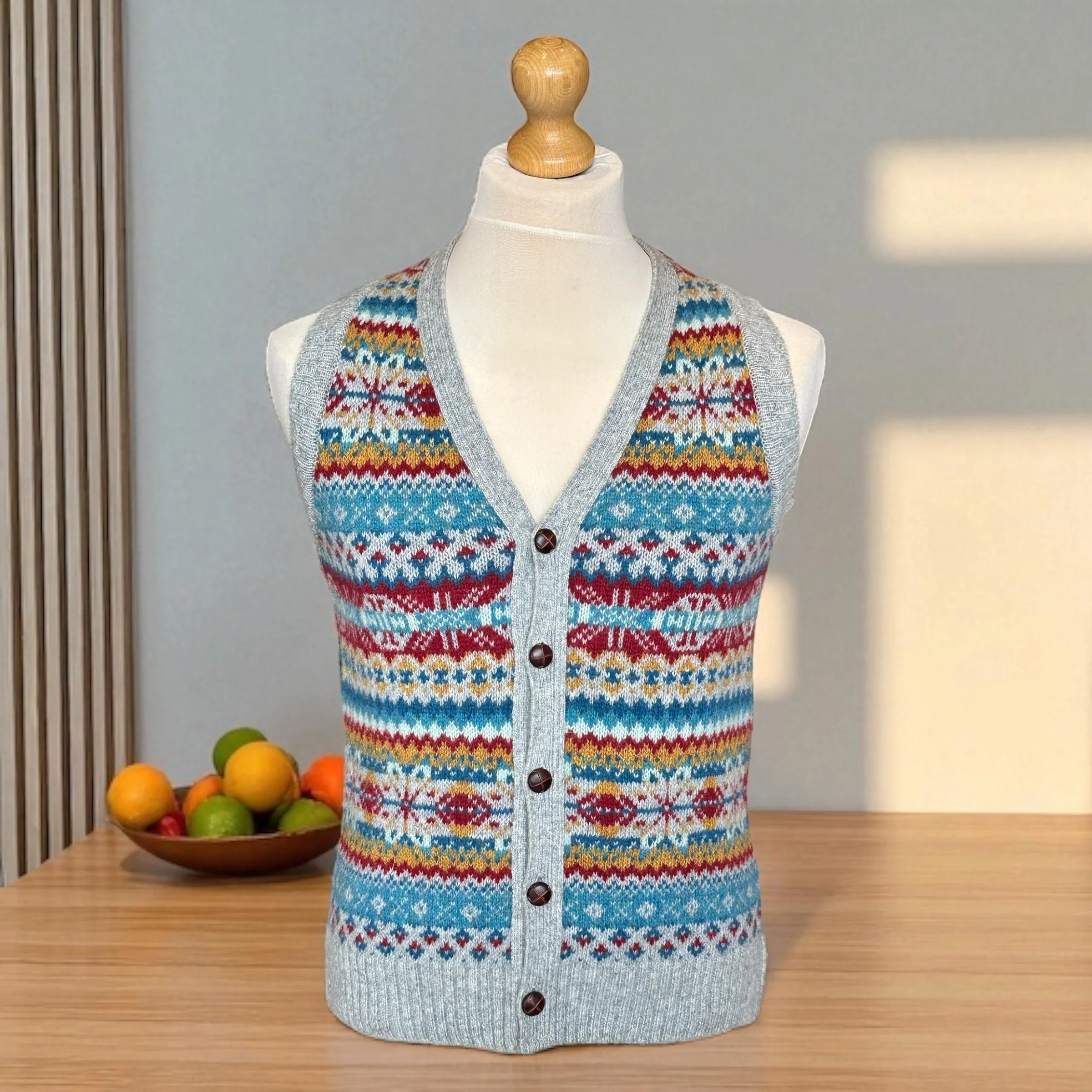 Harley Button Slipover, Silver