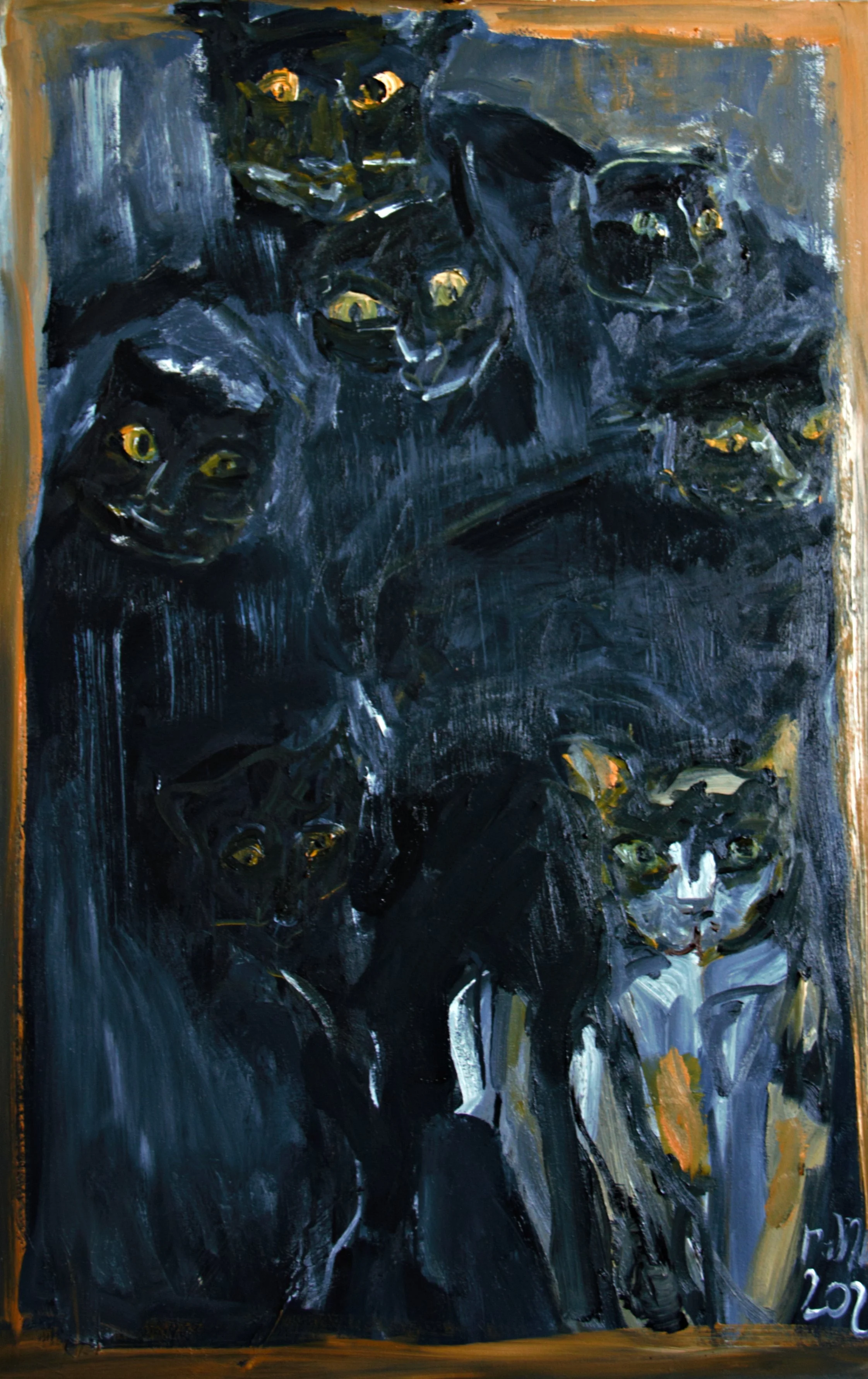 My Six Black Cats and Tachée