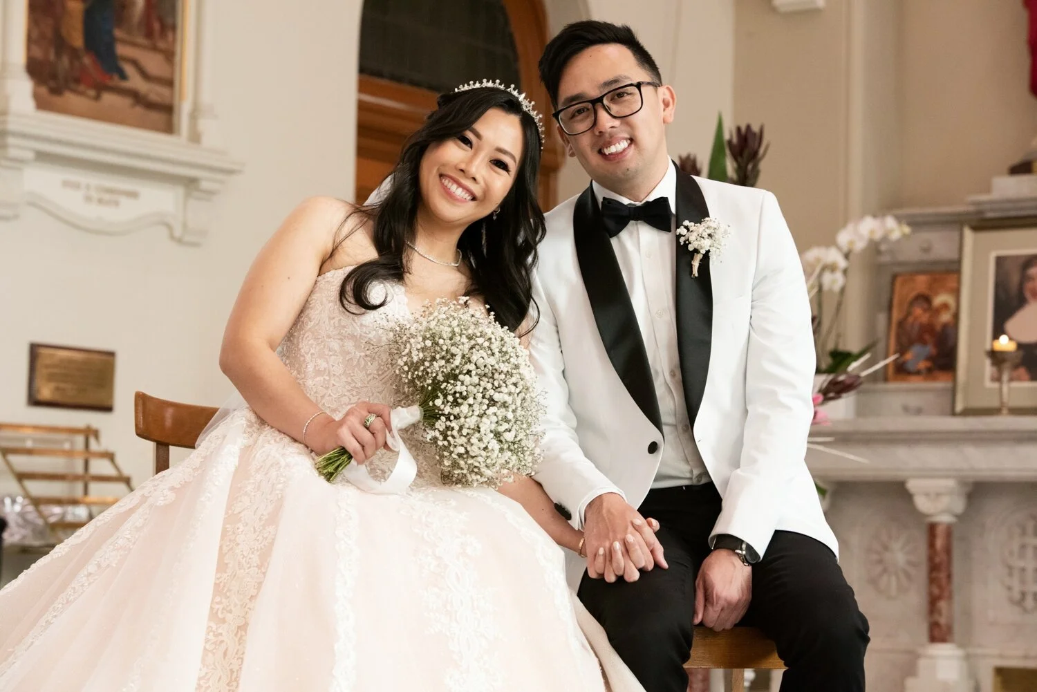 “ Visiting and choosing Bella E La Bestia was one of the best choice throughout our wedding preparation. As soon as I stepped in the store, I felt good vibes, very welcoming and all the gowns are exactly like fairy-tale. The customer service received was top notch! The store has wide range of style, colours, design and the price is very reasonable too. Bella was very accommodative and allowed me to try as much wedding gown in different style until I found the one. I couldn’t recommend enough and I am so glad to found Bella to guide me throughout the process of finding my dream wedding dress.”