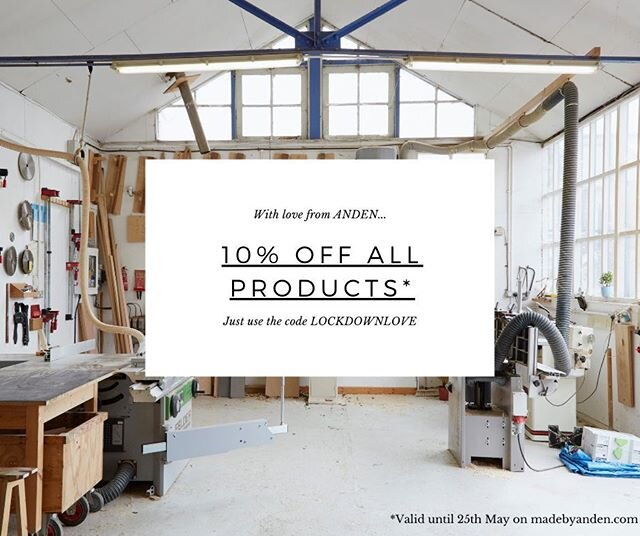 We've been inundated with enquiries this past couple of weeks, and delighted by all the positive feedback on all our products.

As a thank you to all our new friends we're offering a 10% discount across the whole shop, just enter LOCKDOWNLOVE at chec