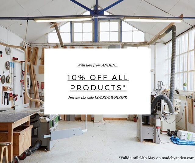 We've been inundated with enquiries this past couple of weeks, and delighted by all the positive feedback on all our products.

As a thank you to all our new friends we're offering a 10% discount across the whole shop, just enter LOCKDOWNLOVE at chec