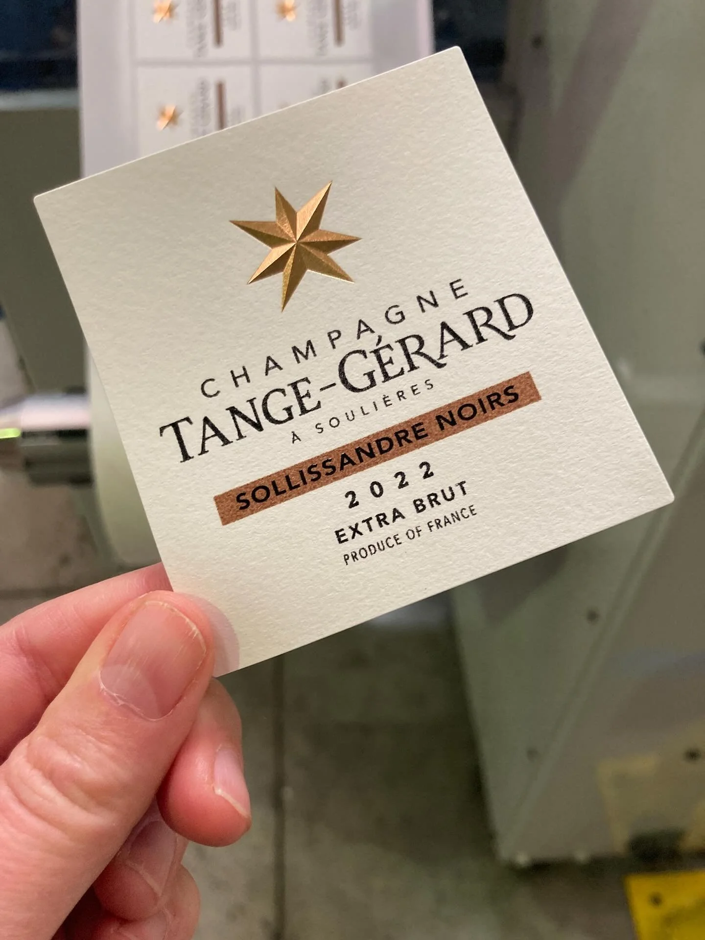 Please welcome the very first blanc de noirs in the assortment of yours truly. Sollissandre Noirs is pure Meunier from the Petit Morin valley area and from our second year of organic conversion. I know I know: what you see is ust the label. Trust me,