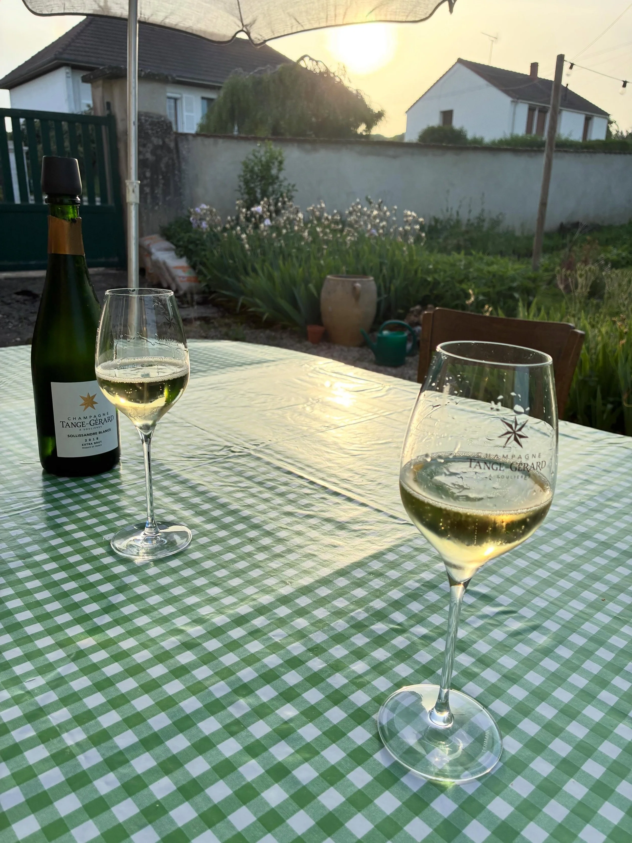 A heatwave of 10 days is coming to an end. Temperatures have been well above 30 degrees Celsius for more than a week. That&rsquo;s warm when your job is in the vineyards insted the pool. The flip side has been wonderful evenings in the garden. For in