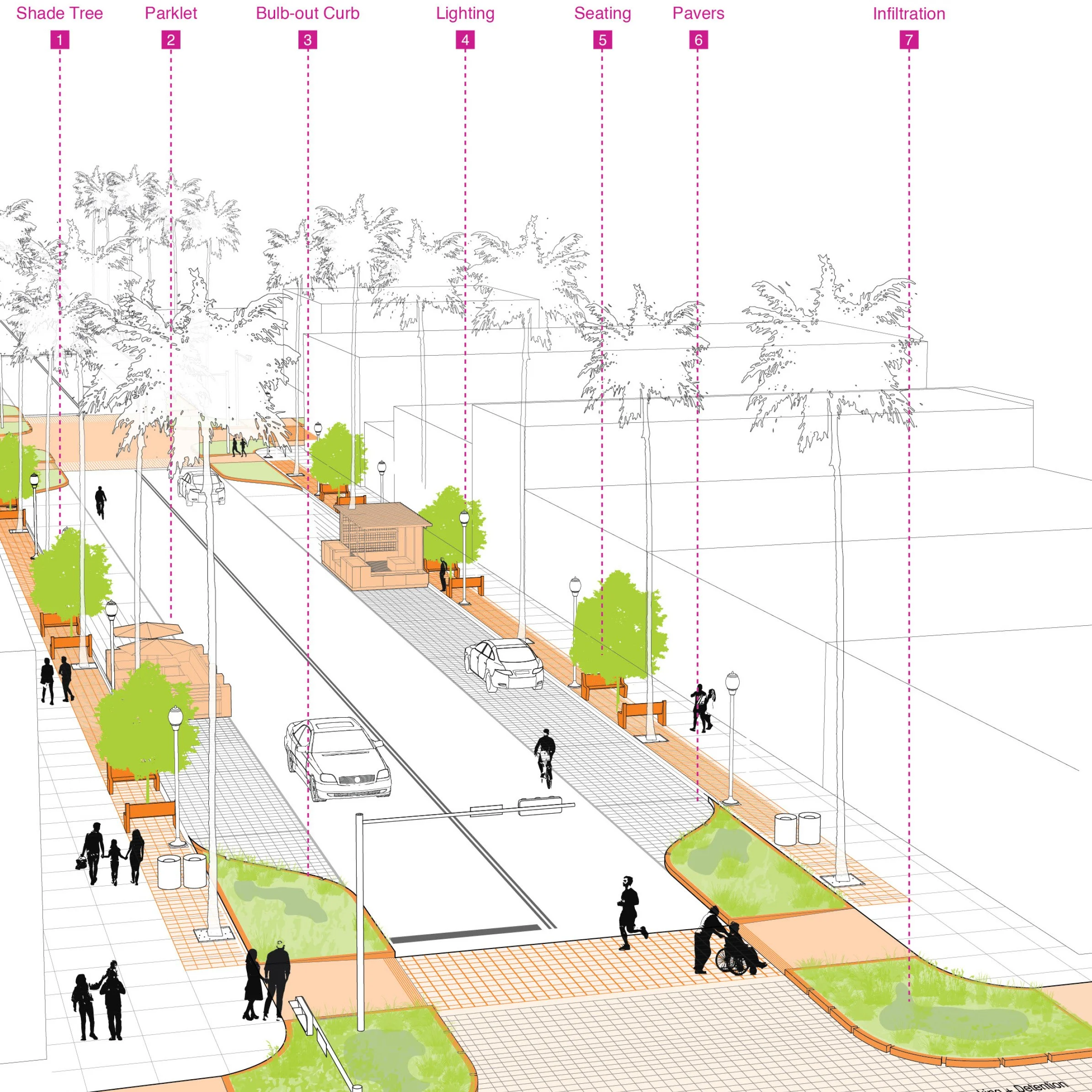   Downtown Streetscape improvements.  