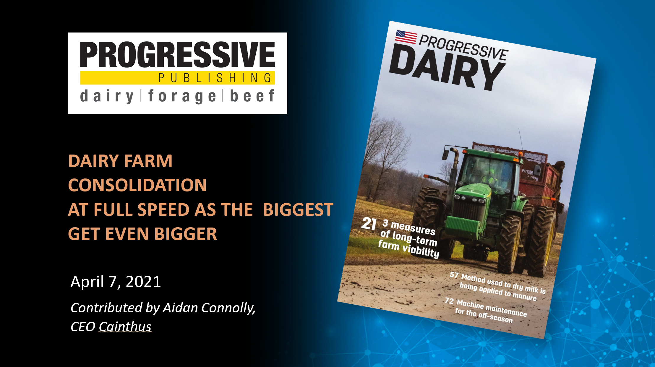 Dairy farm consolidation at full speed as the biggest get even bigger