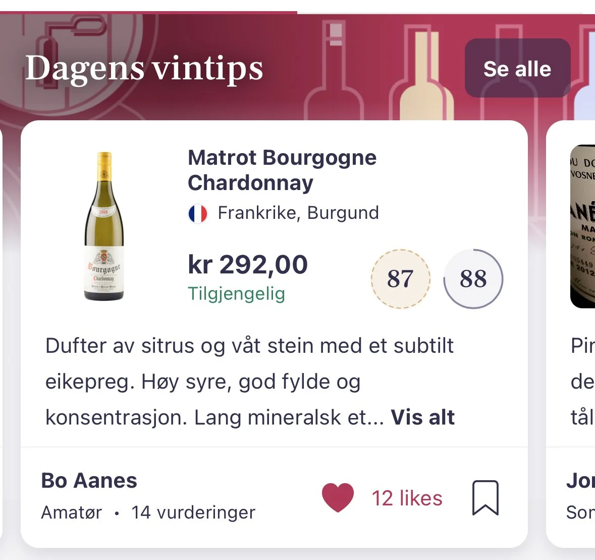 Discover the Best Wines with Vinify's New "Wine of the Day" Feature