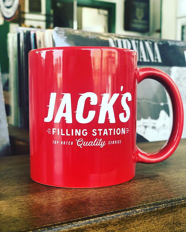 Coffee mugs available at jacks and online shortly.