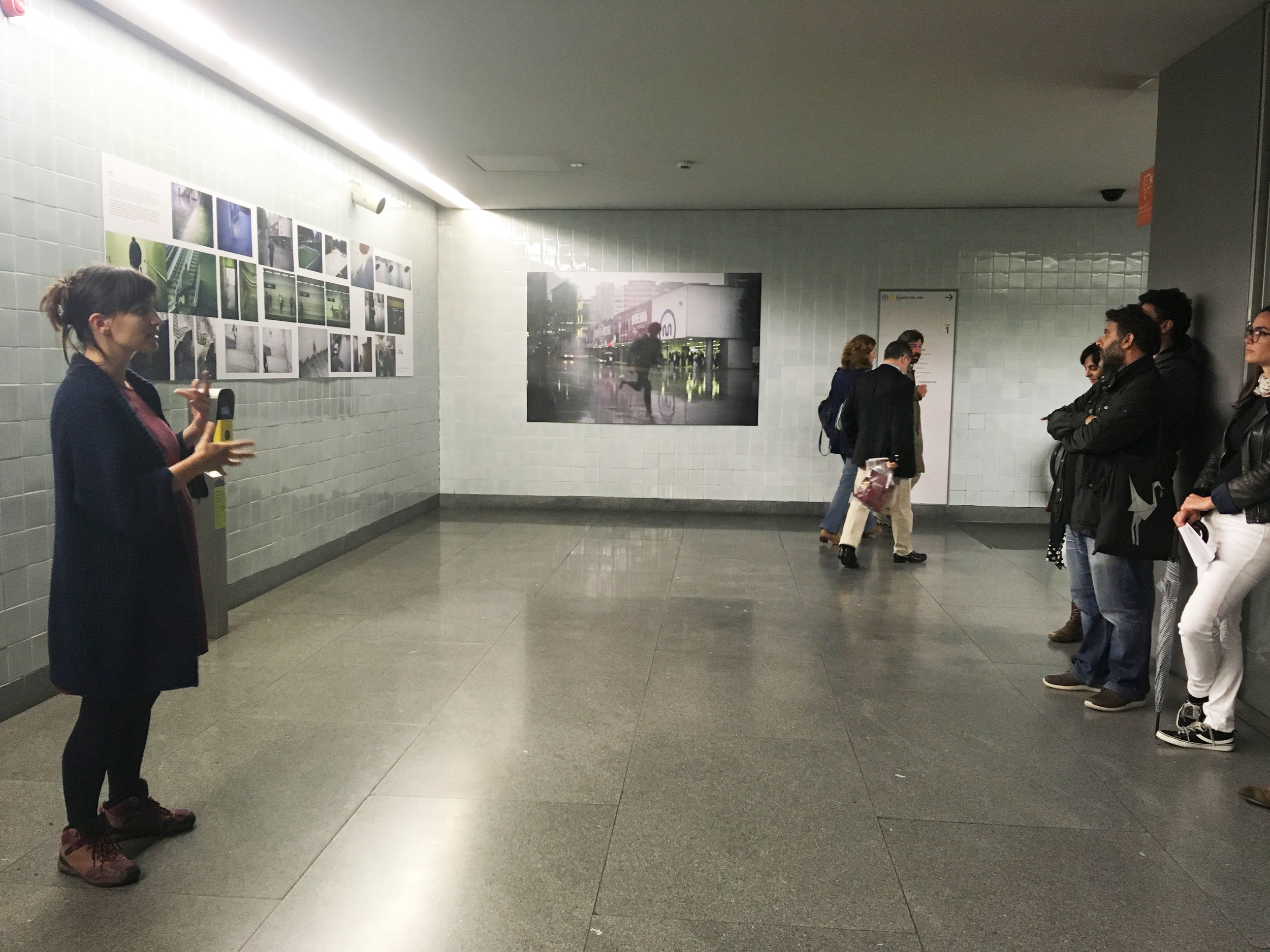  Apresentação e Visita Guiada com Curador e Autores: Visual Spaces of Change / Ci.CLO 2019 - Estação de Metro dos Aliados 