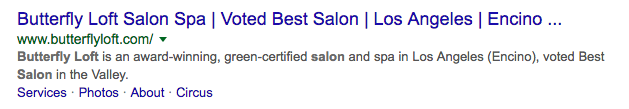 Make sure that your website description looks attractive from Google