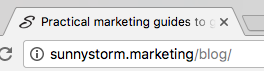 Update your website to put your keywords in strategic places