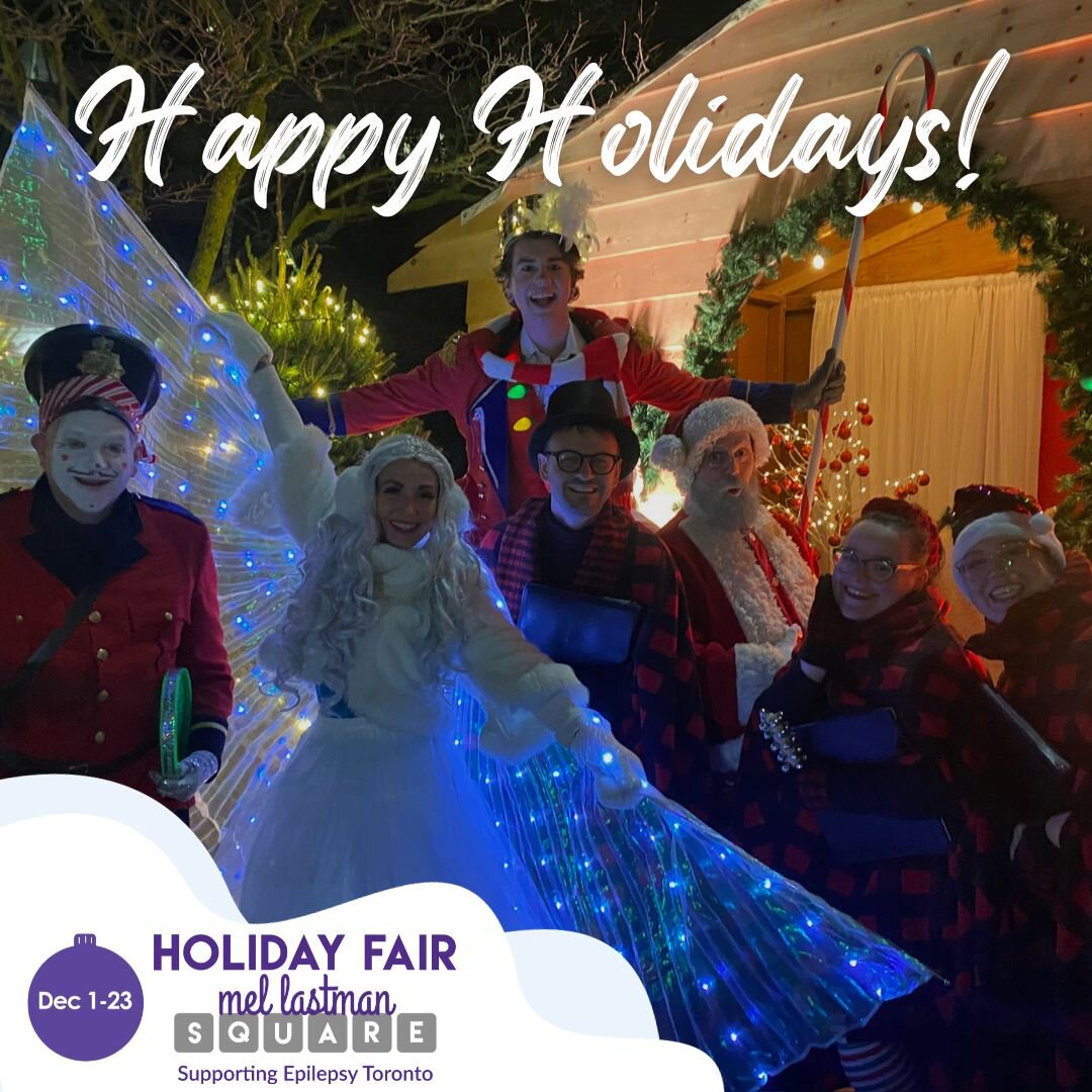 🌟 Wishing you a beautiful holiday season! 🎁✨ As you celebrate with us at the Holiday Fair In The Square, remember that your visits to the Polar Point Bar, Santa's Village, and the Cafe for a Cause directly suppor@epilepsytoronto If you'd like to co