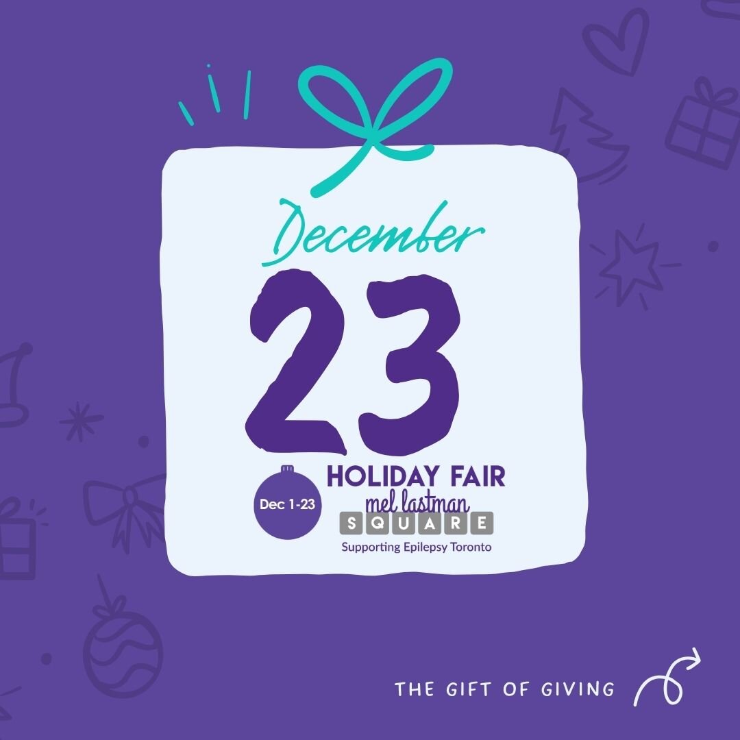 Advent Calendar Day 23 🌟✨ On the final day of Holiday Fair, embrace the gift of giving! Whether at the Caf&eacute; for a Cause, Polar Point Bar, or Santa's Village, every purchase contributes 100% to support  @epilepsytoronto Join us in spreading jo