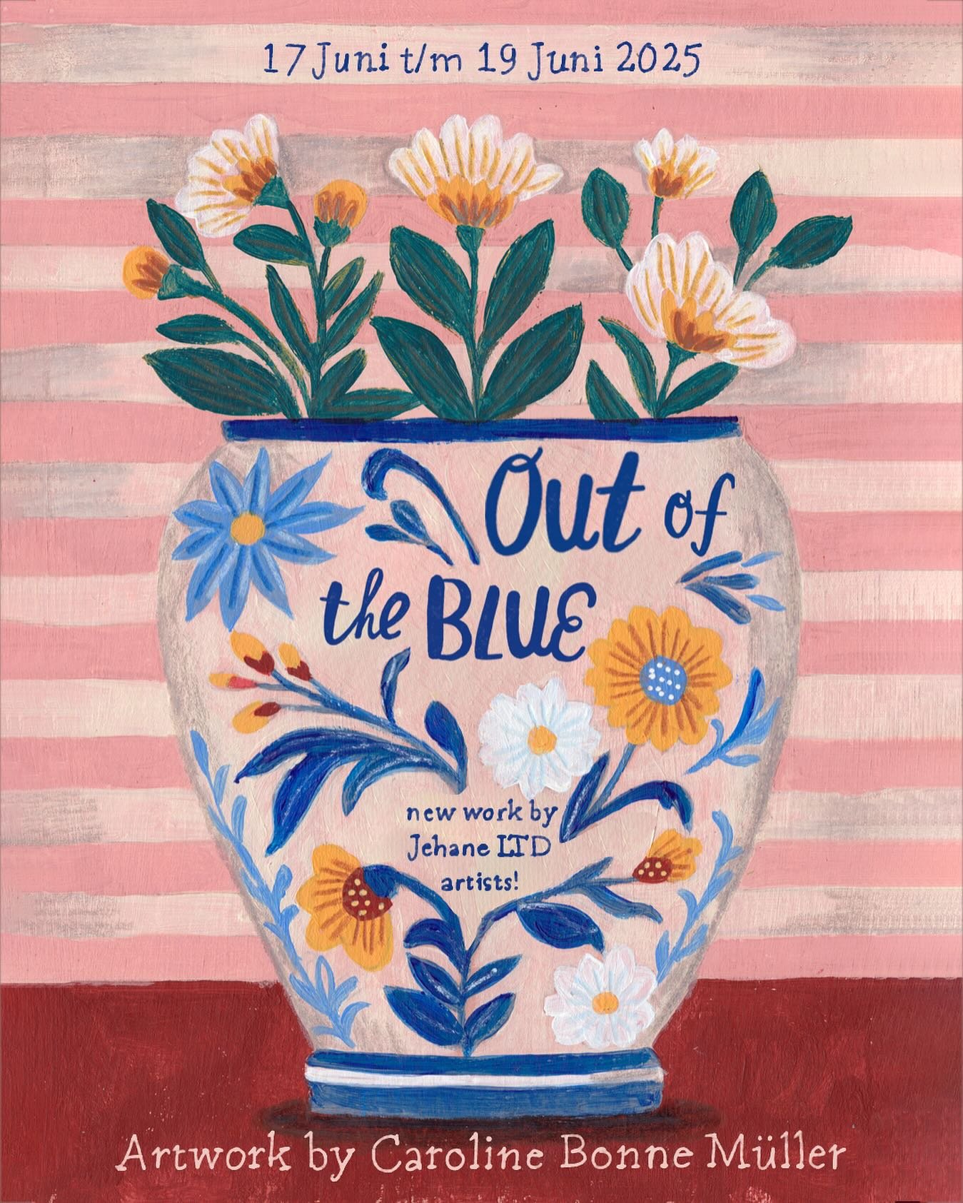 &ldquo;I&rsquo;m thrilled to share an exciting update! On 17th - 19th of June my lovely agent and team @jehane_ltd will be delivering the fourth edition of our highly successful online illustration showcase, OUT OF THE BLUE. We have been working clos