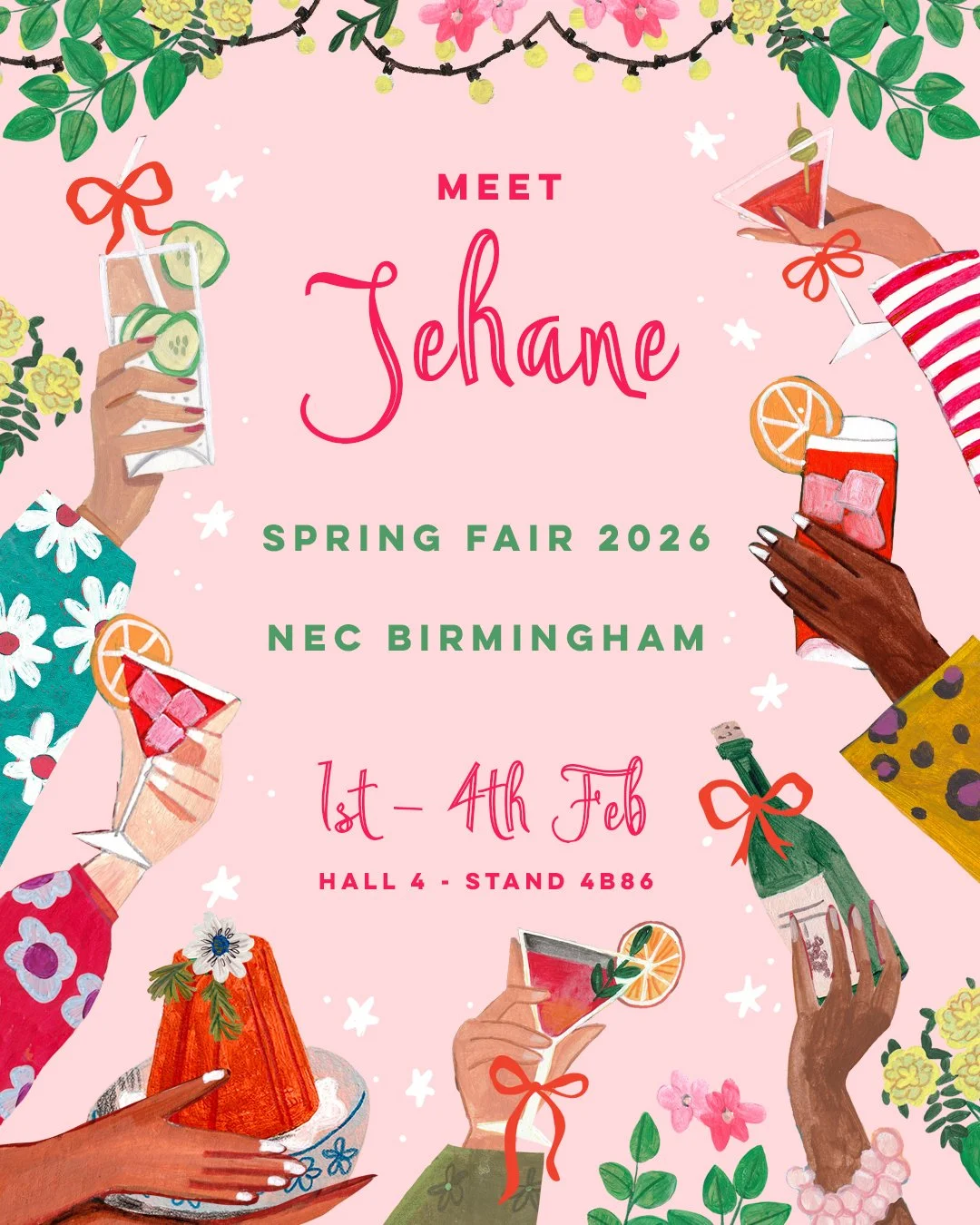 Meet my agent, Jehane, and the J-Team at the Spring Fair 2026! 🌟I&rsquo;m excited to share that Jehane and her team will be showcasing my latest illustrations at the NEC in Birmingham, UK. You can see my new work with Jehane on Stand 4B86 in the Lic