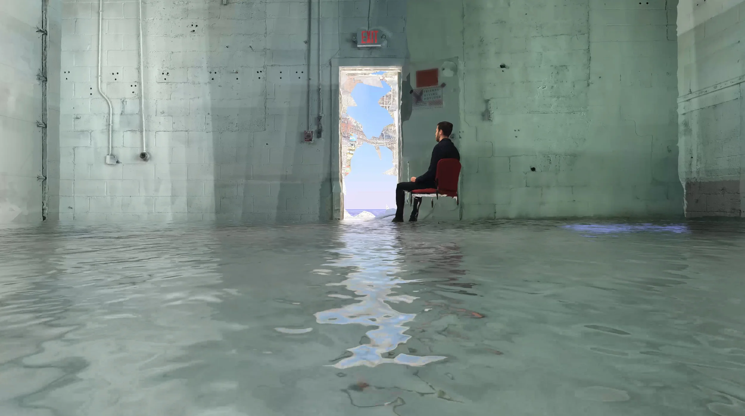 A Flooded Space