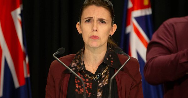 Jacinda Ardern defending her Air Force ride to Nauru. IMAGE: New Zealand Herald.