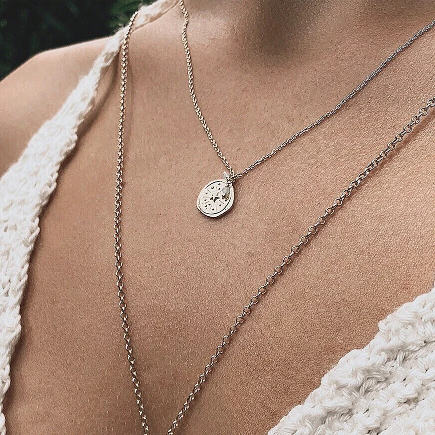 Florence Bugatti | Gold Mini Coin Antique Necklace