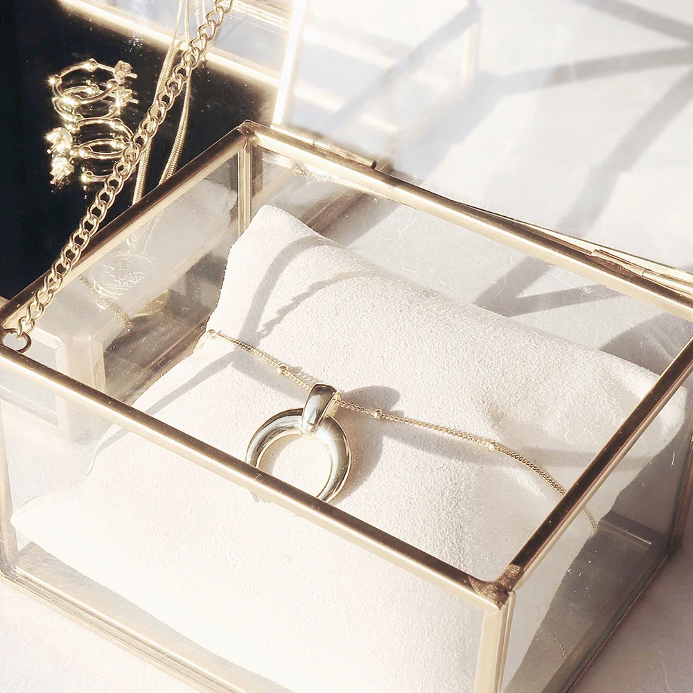 Florence Bugatti | Gold Velluto Horn Necklace