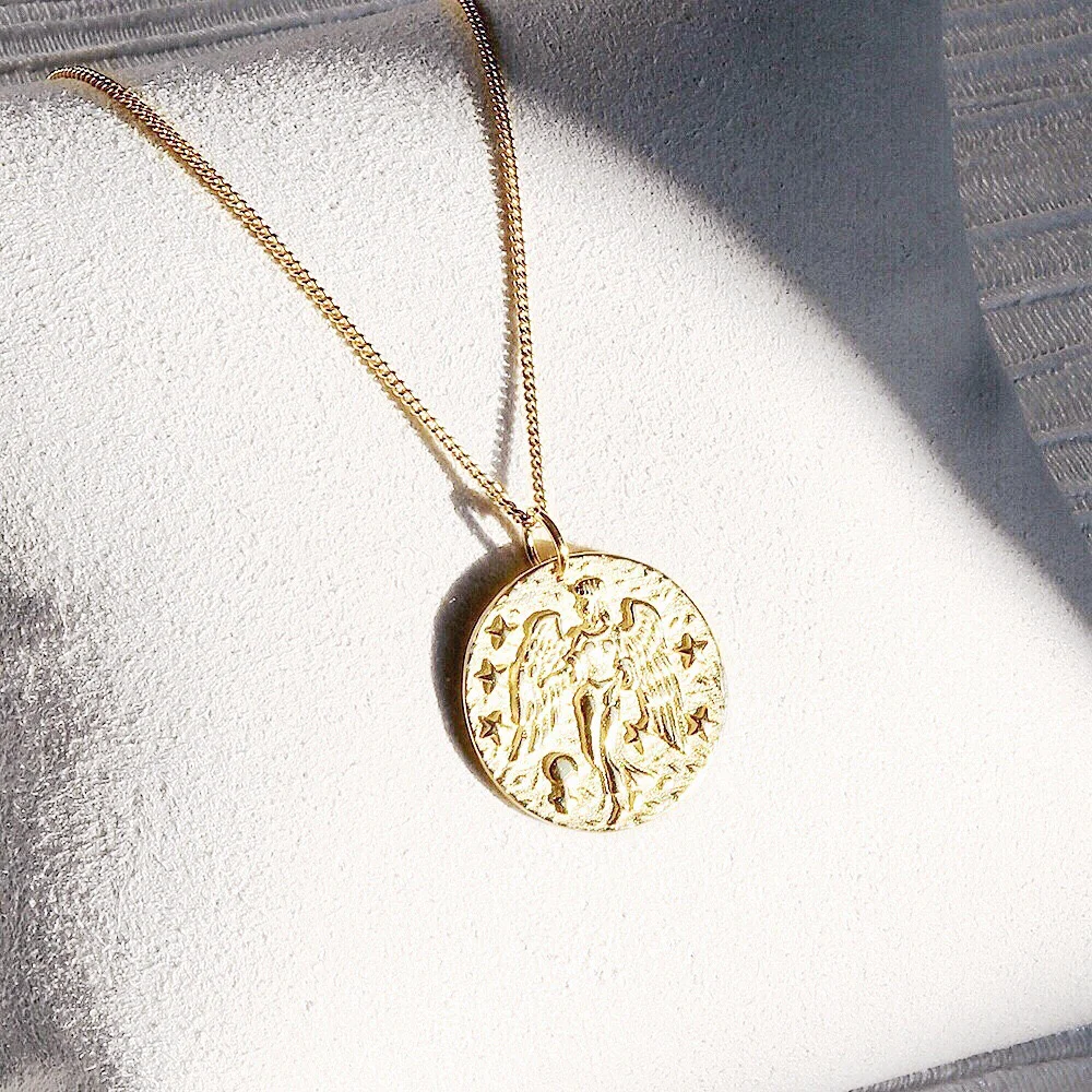 Florence Bugatti | Gold Guardian Angel Necklace