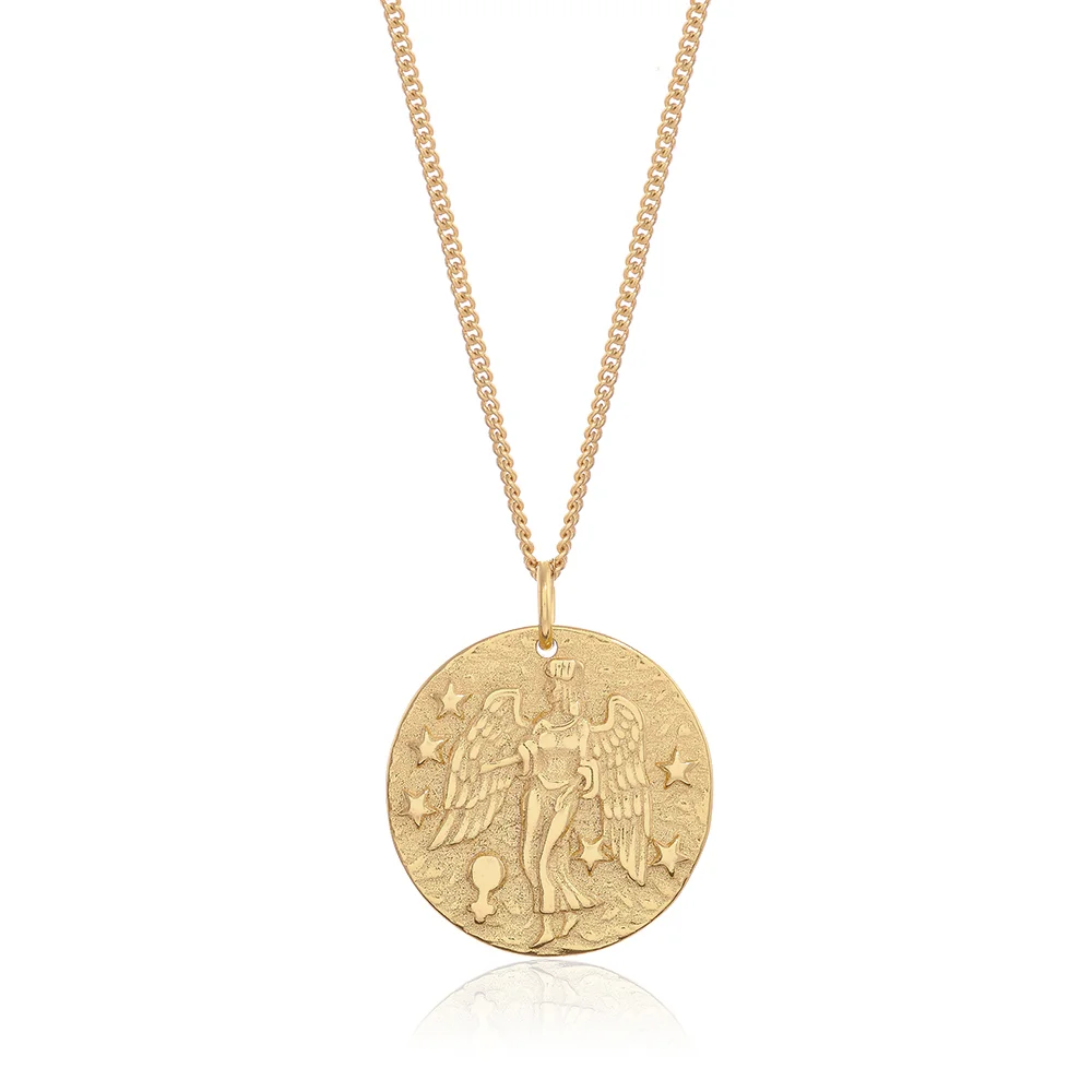 Gold Guardian Angel Necklace