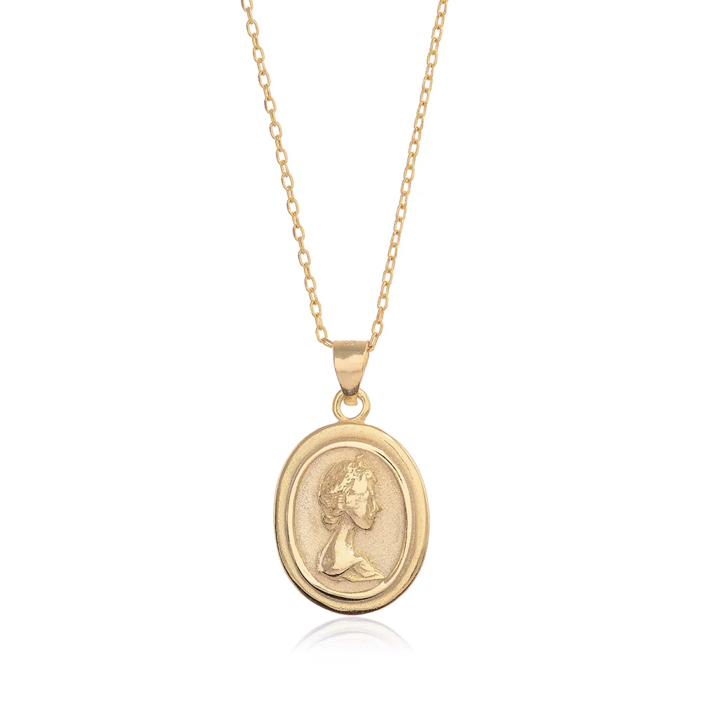 Gold Britannia Necklace