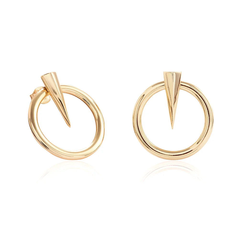 Gold Belgravia Two-Piece Earrings