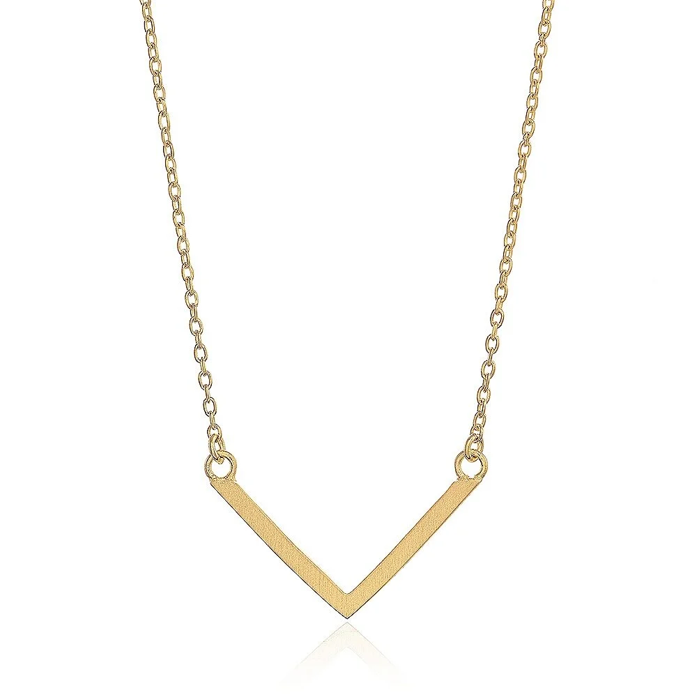 Gold Aperto Arrow Necklace