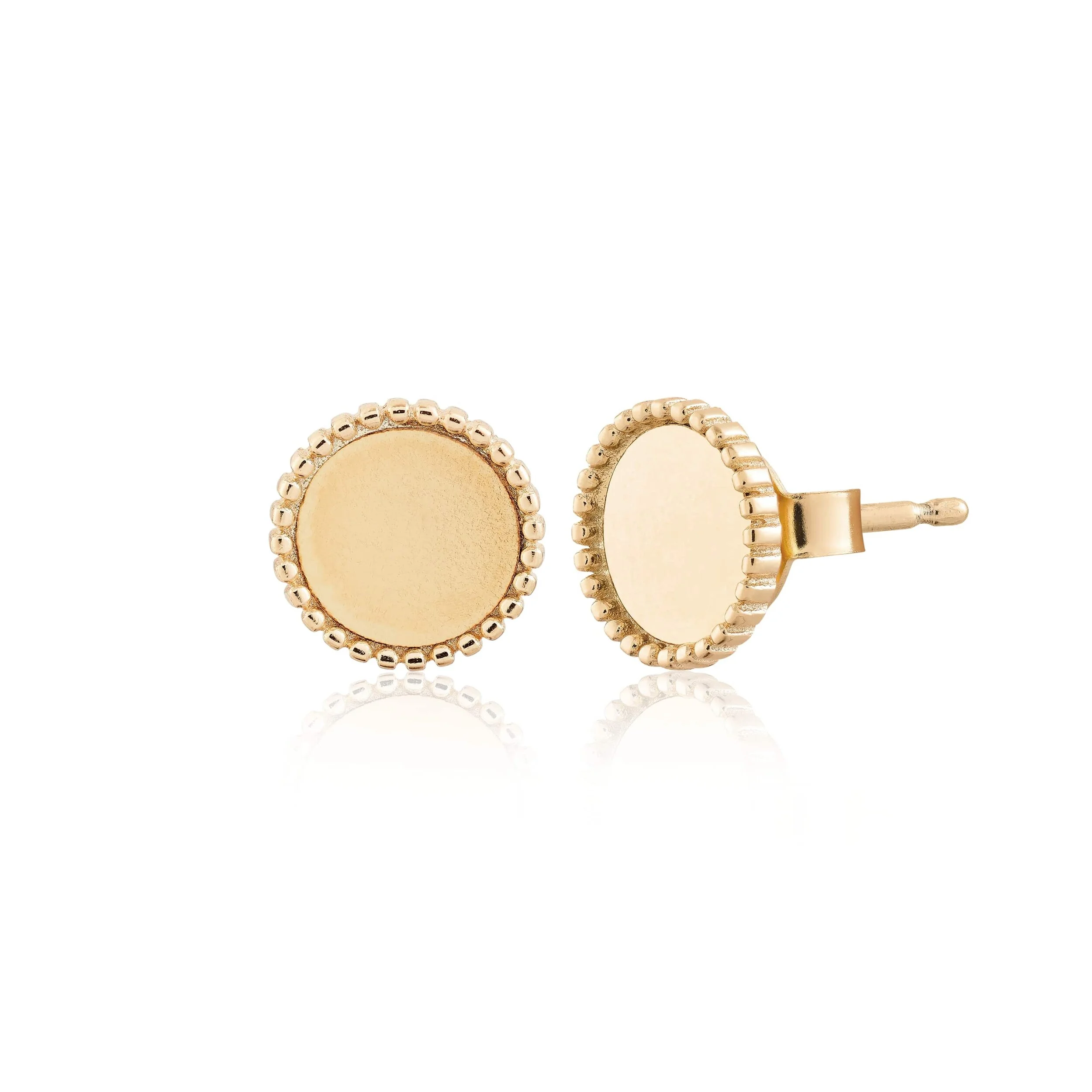 Gold Corta Stud Earrings