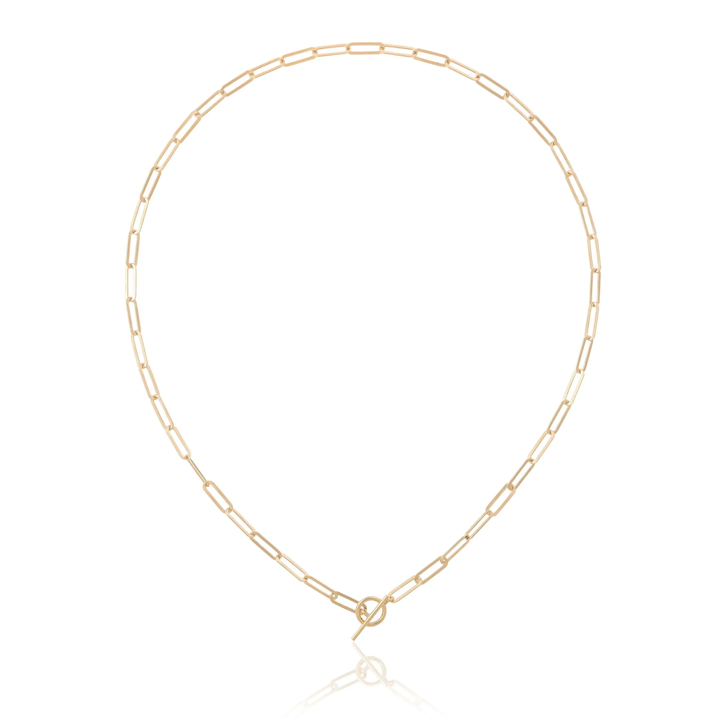 Gold Amara T-Bar Necklace