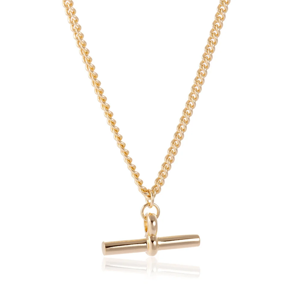 [spec] Gold Maica T-Bar Necklace