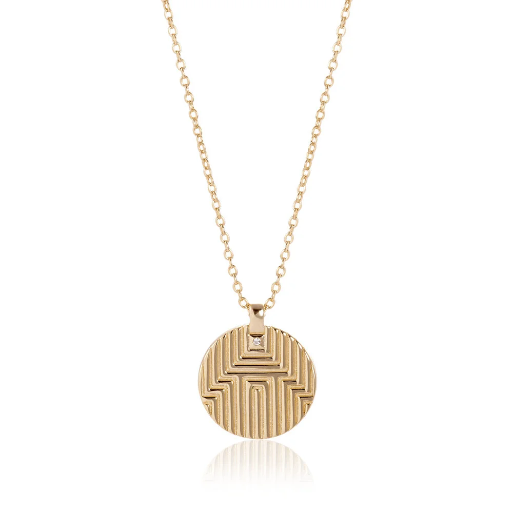 [spec] Gold Azteca Necklace