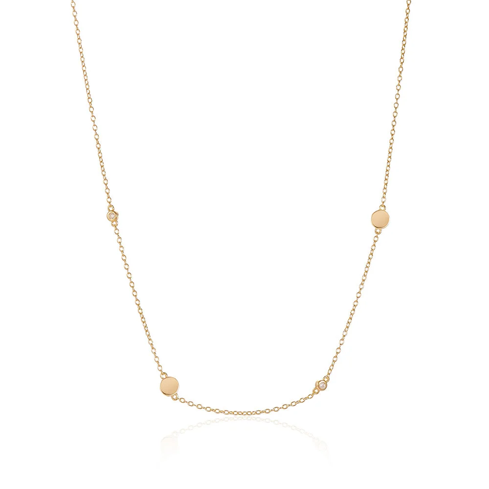 Gold Piatto Necklace