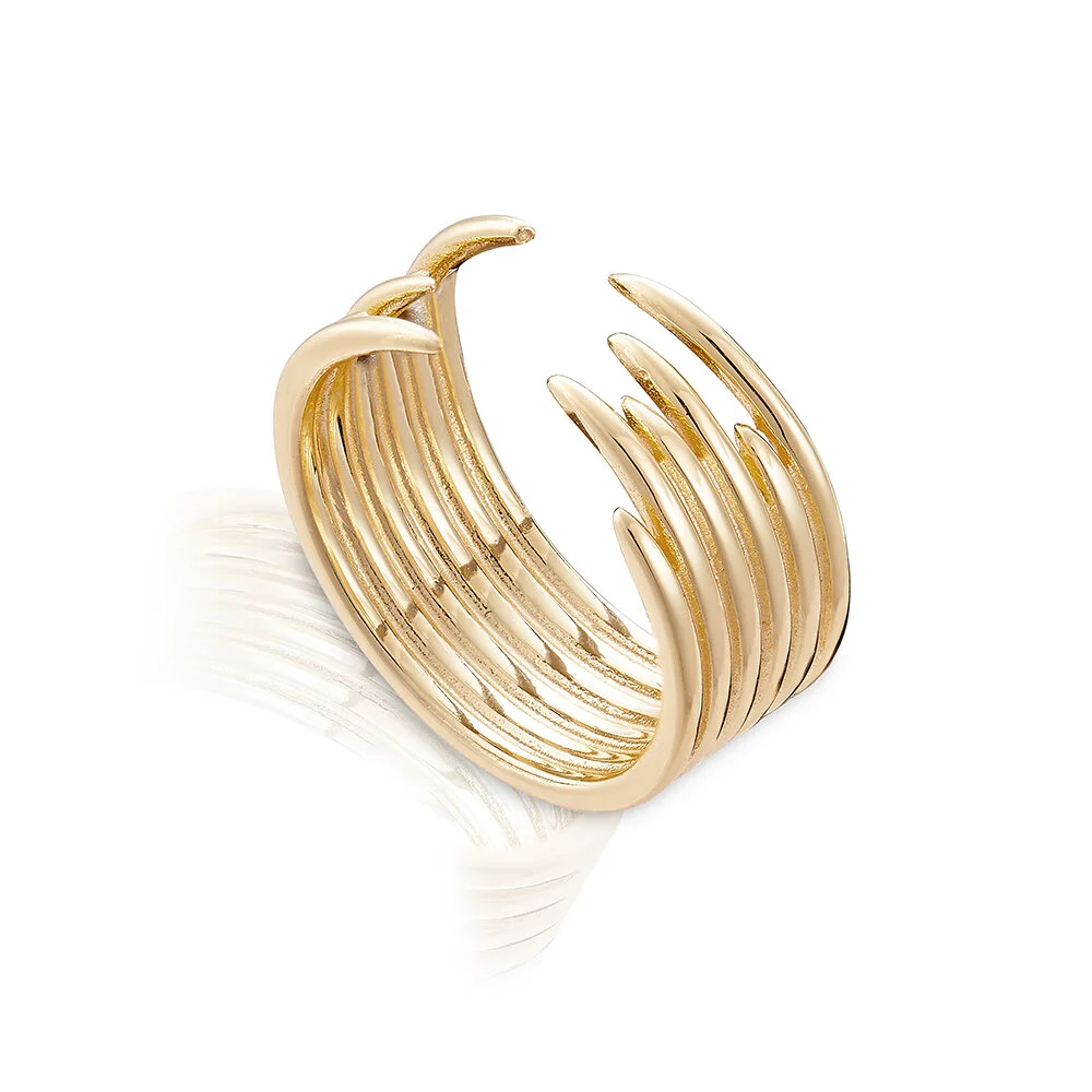 Gold Leonessa Claw Ring
