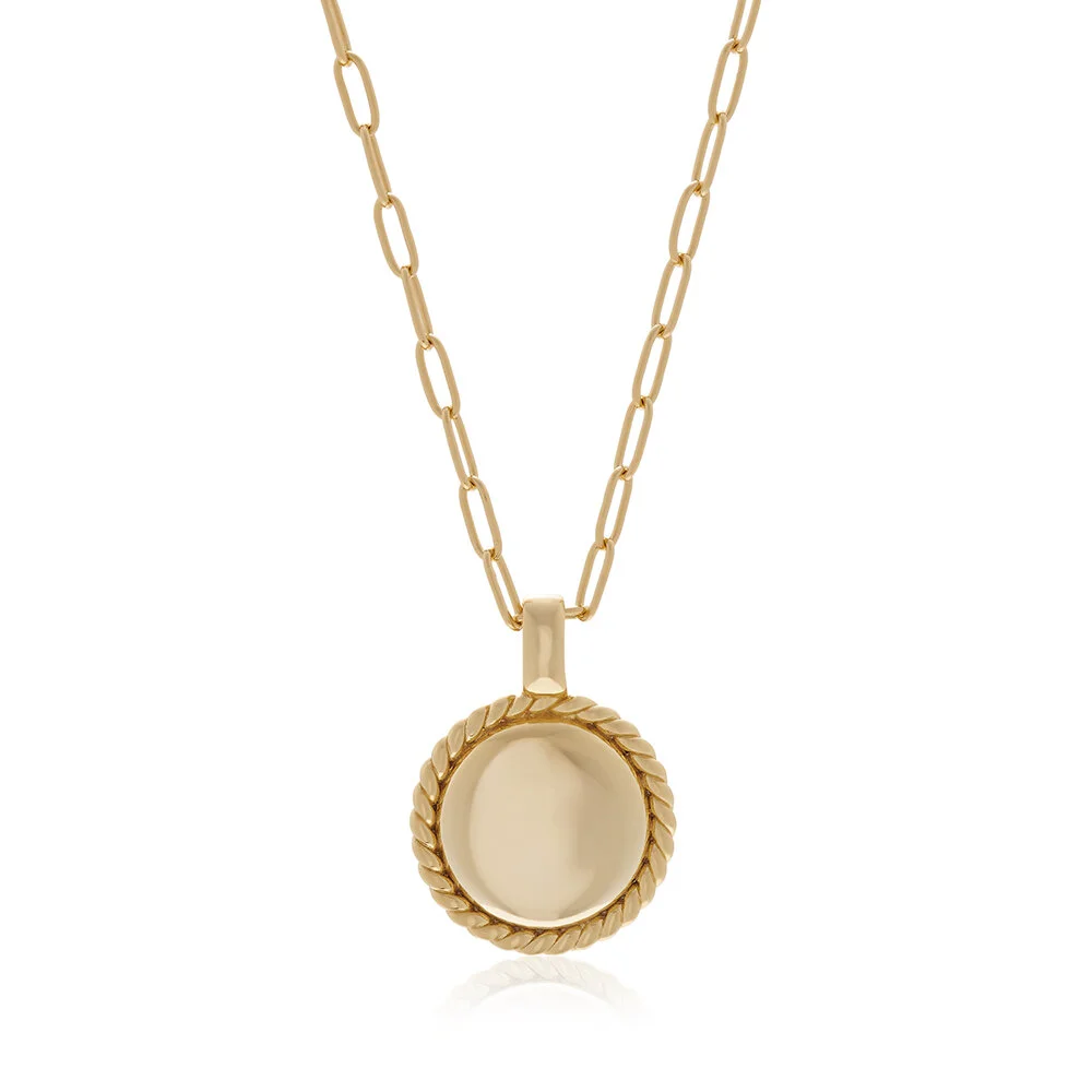 [vid] Gold Loro Necklace