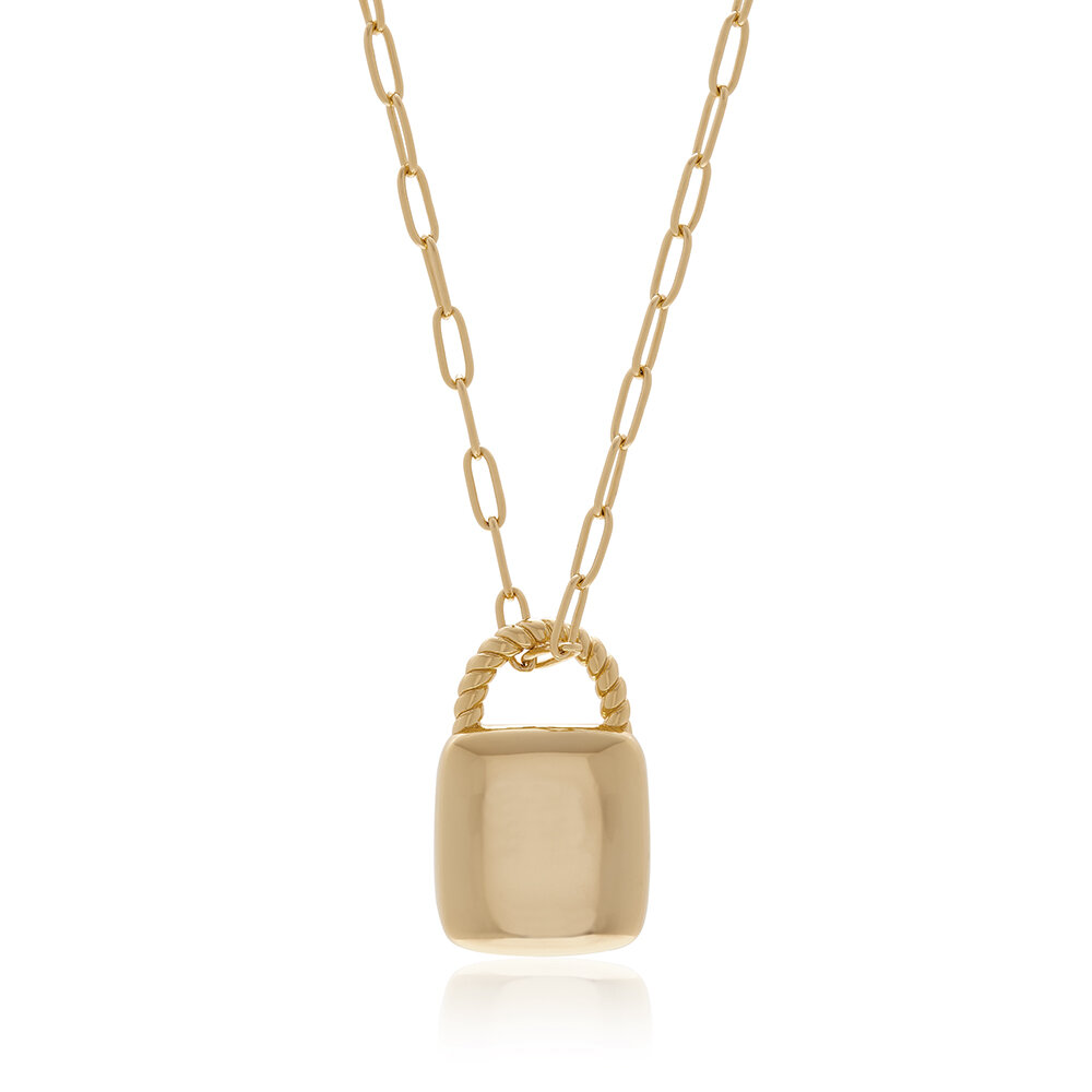 [vid] Gold Mabel Necklace
