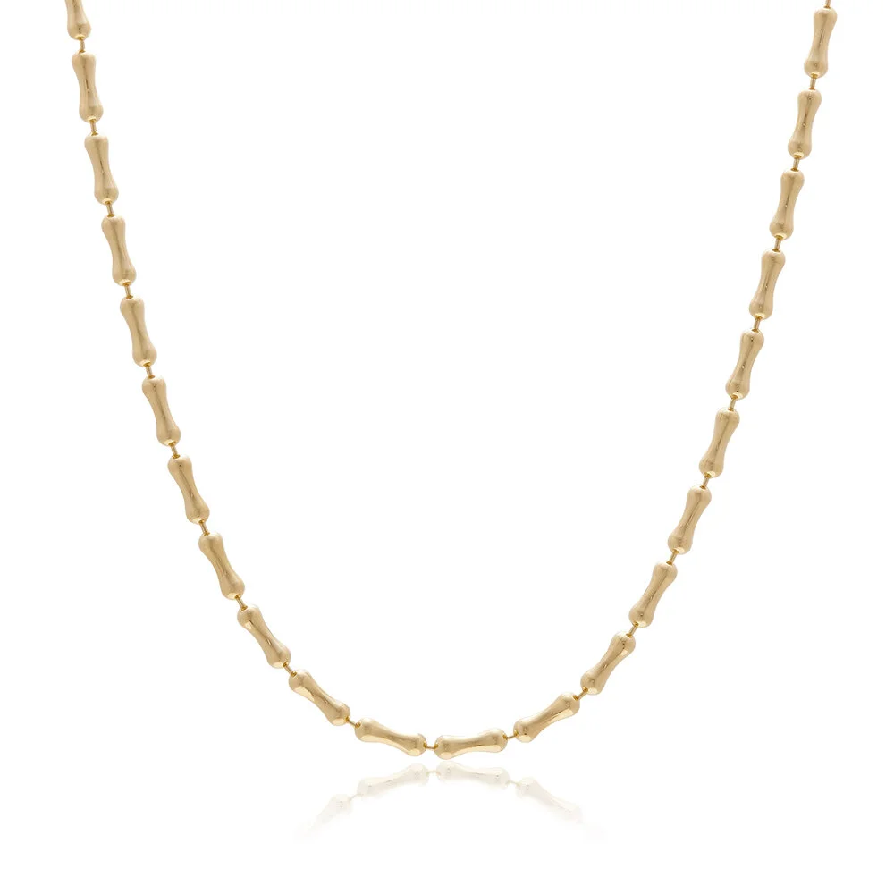 [vid] Gold Savannah Bone-Chain Necklace