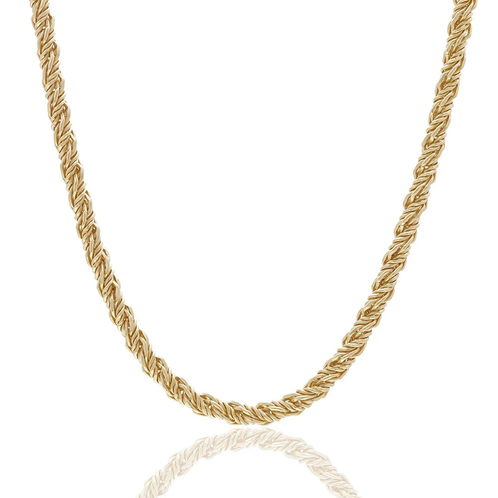 [vid] Gold Aleira Fox-Tail Necklace